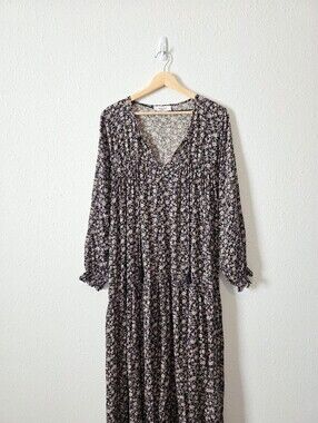Carly Jean Floral Oversized Maxi Dress XS